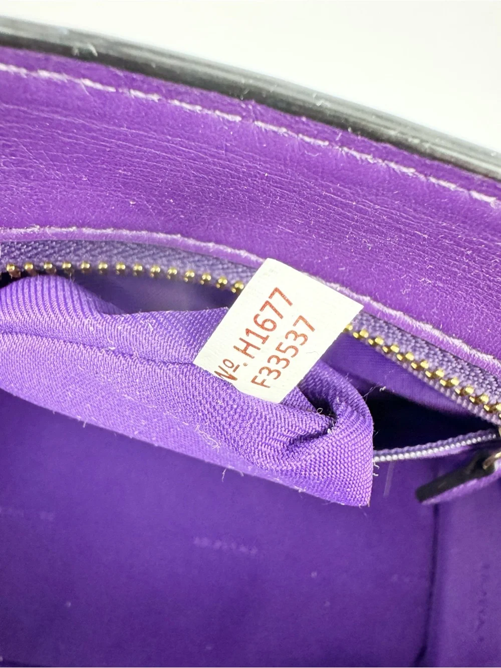Coach purple leather